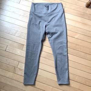 Fabletics cropped leggings. Power hold. Medium. Grey, gray. CA 57737 RN 134638